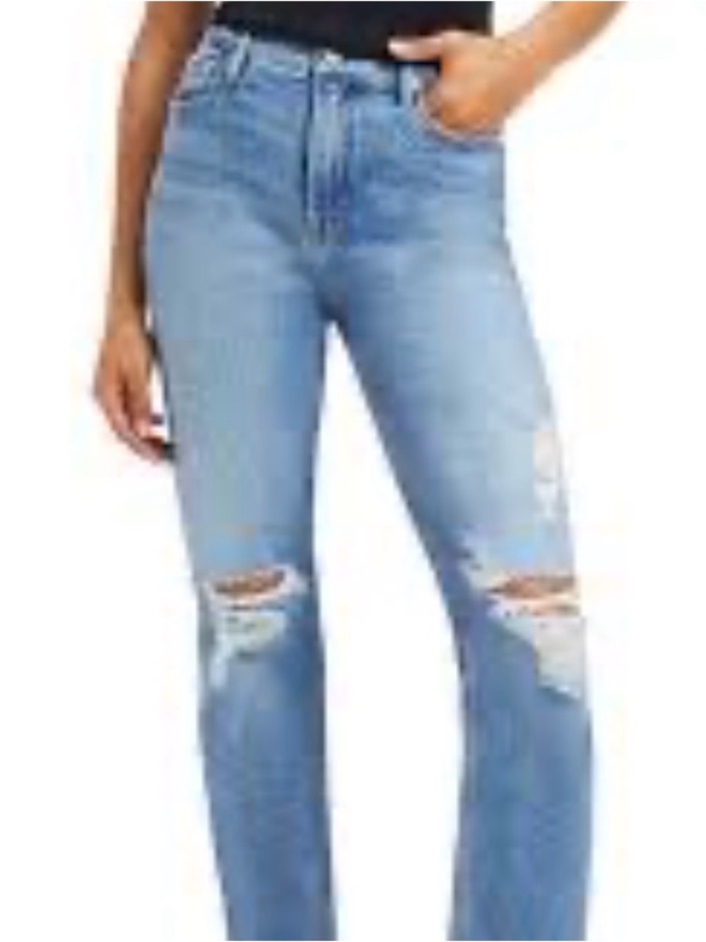 NWT Good American Waist Crop